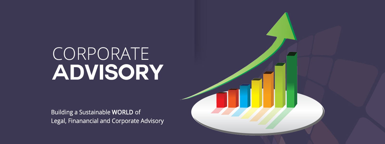 Corporate advisory banner